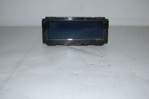 VAUXHALL Meriva 1.4 Petrol Display Screen